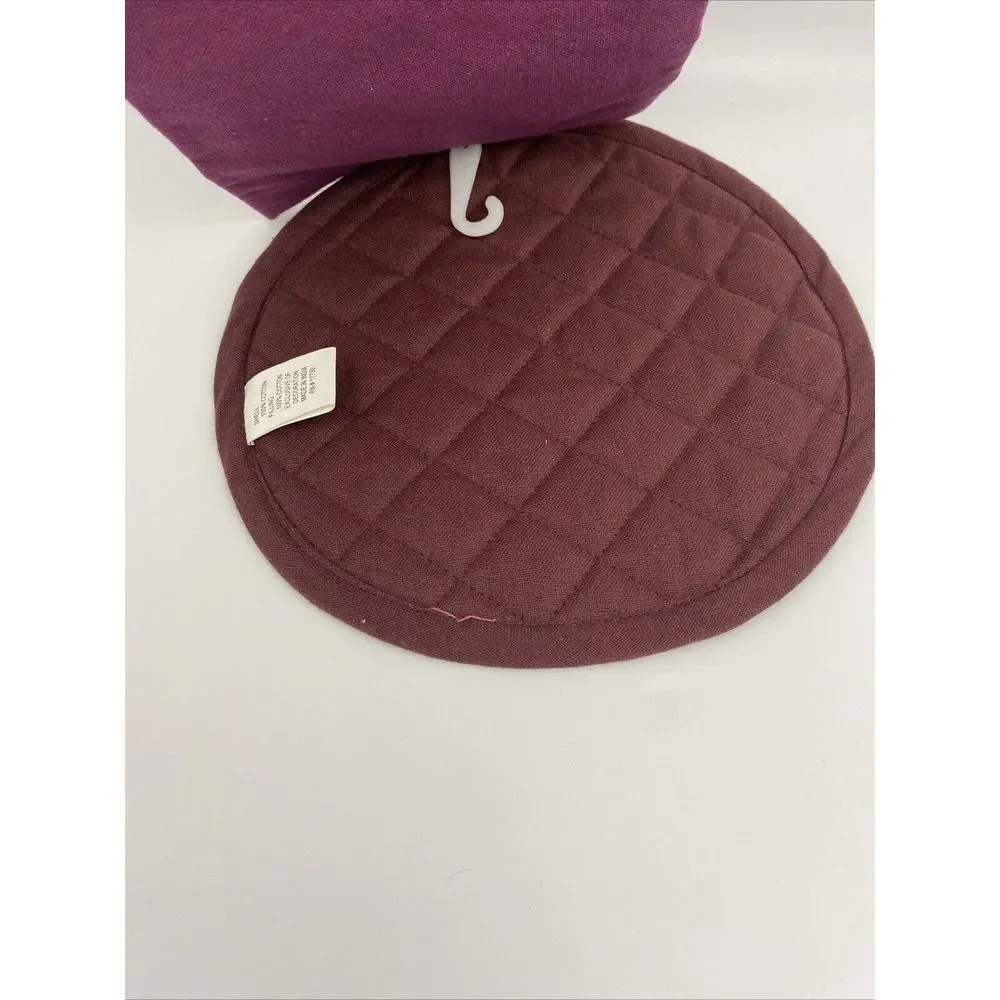 Global Home Target Kitchen‎ Towel And Potholder Red Flower Set